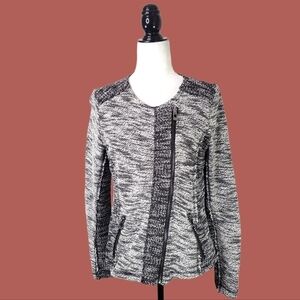 Calvin Klein Performance Crossbody Zipped Knit Jacket